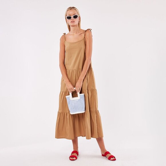 Solid & Striped The Pookie Mini Tote Bag - Sky Mesh - Picture 9 of 16